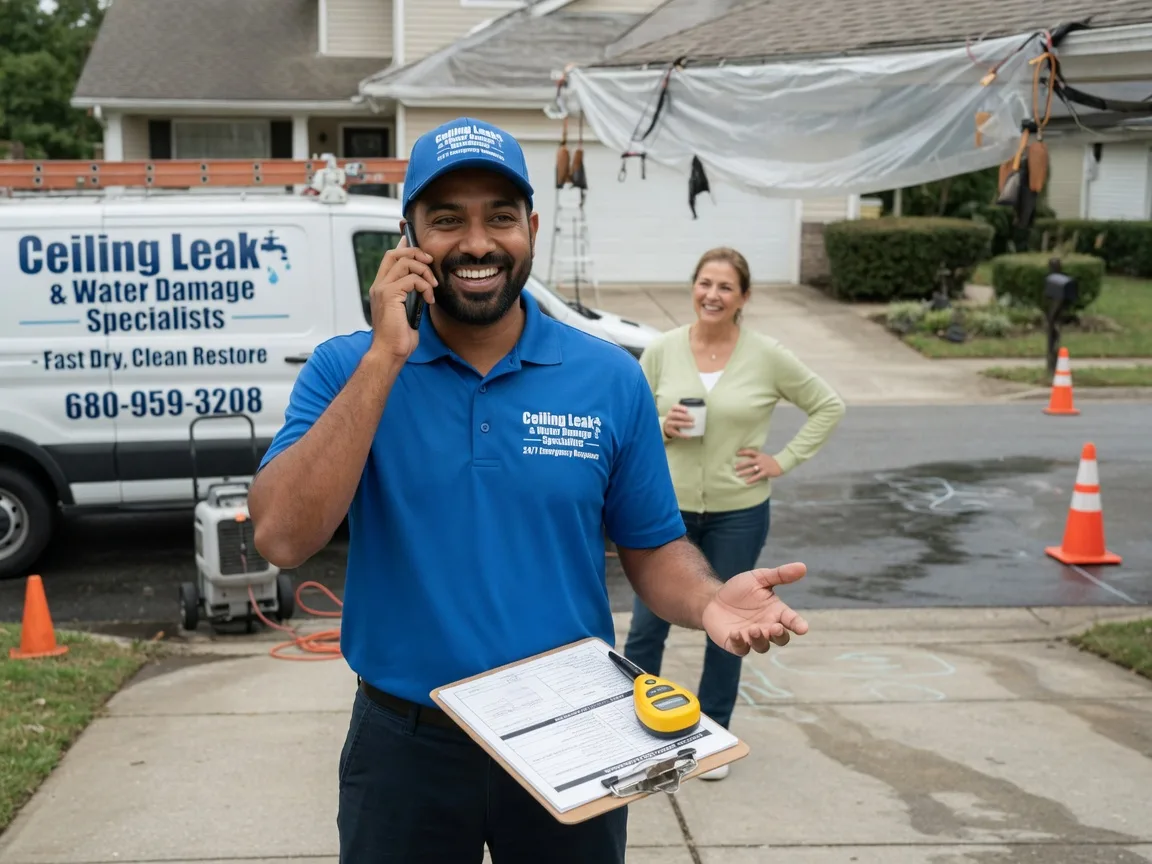 Ceiling Leak Cleanup Bristow, VA FAQs